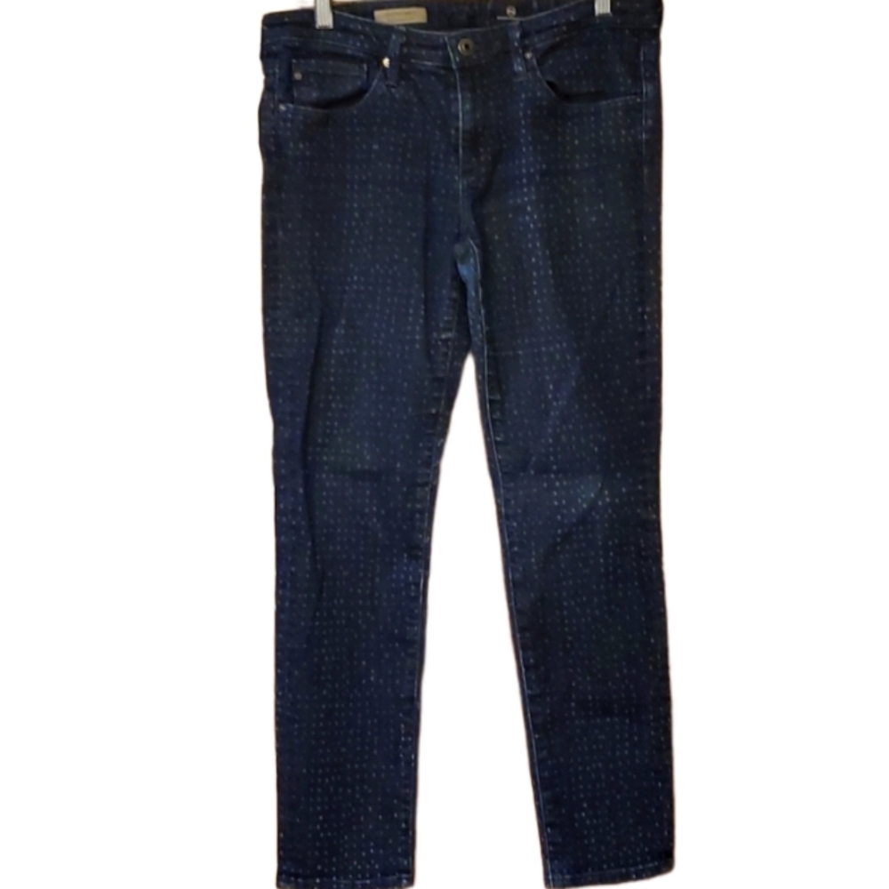 Adriano Goldschmied The Stevie Ankle Polka Dot Jeans‎ Size 29R